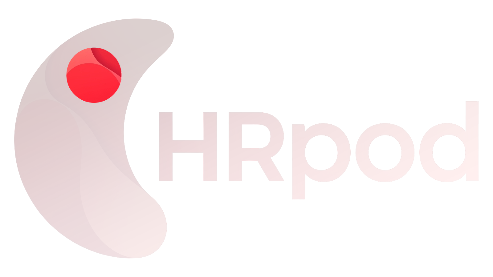 HRpod Logo White